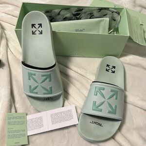 Men’s Off White Slides